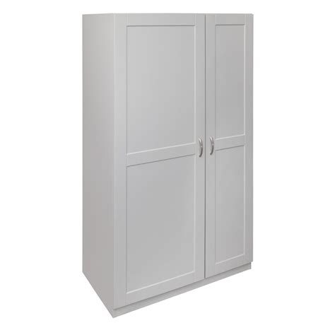 The gray Estate 39-in multi-purpose cabinet is an ideal way to add storage and functionality to the utility room, garage or craft-room. . Lowes storage cabinets